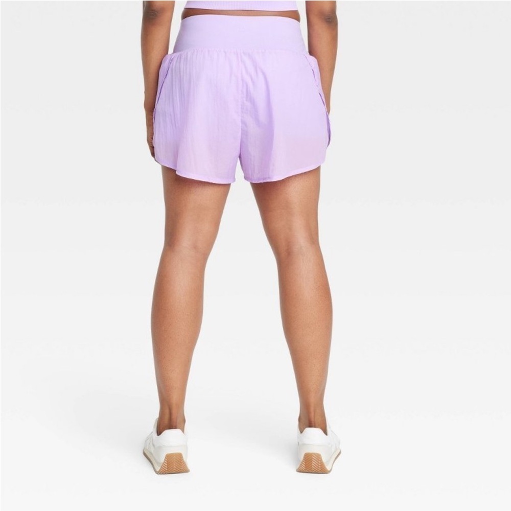 Women's Woven High-Rise 2-in-1 Run
Shorts 3" - All In Motion™ Violet new - Picture 4 of 9